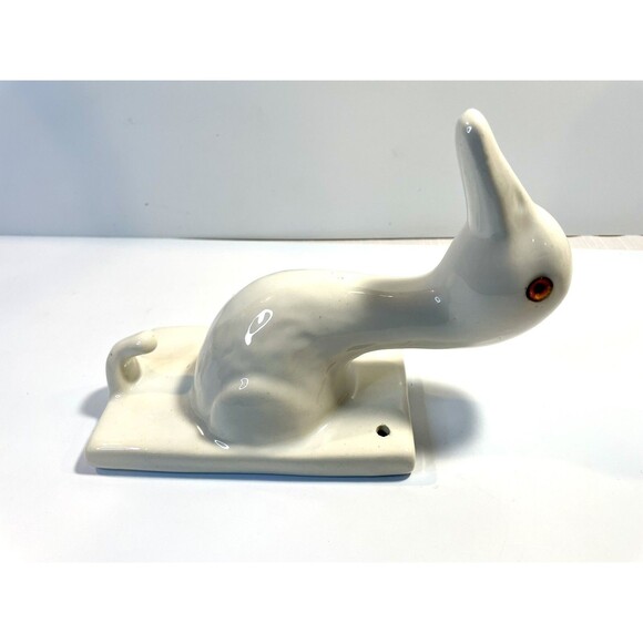Ceramic Duck Goose Head Towel Holder Hanger Country Wall Hanger Hook Farmhouse - Picture 4 of 11